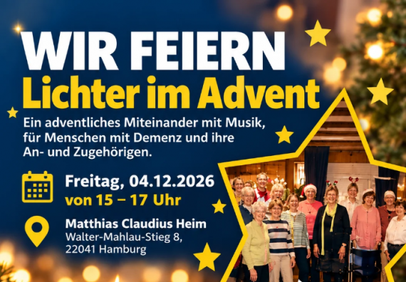 Alzheimer Hamburg | Wir feiern „Lichter im Advent“ – ein adventliches Miteinander mit …